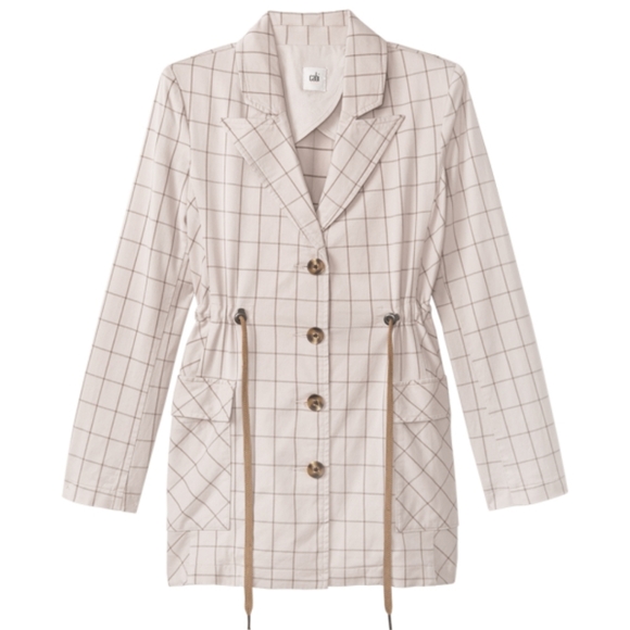 CAbi Windowpane Jacket, Size XL - Picture 1 of 5